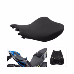 Motorcycle Front Driver Rider Solo Seat For Kawasaki Z900 2017 2018 2019 2020 2021 2022 2023 2024 Black