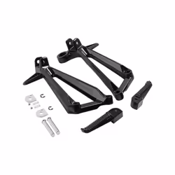 Motorcycle Rear passenger FootPeg Footrest Bracket For YAMAHA YZF R3 YZF-R3 2015-2023 MT03 2020-2023 2022 2021 Aluminum Black