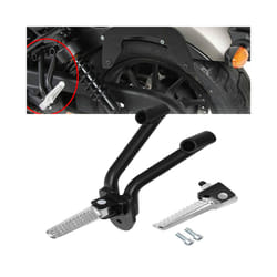 Motorcycle Black Rear Passenger Foot Pegs Footrests Pedals For Honda Rebel CMX 300 500 2017-2021 2020