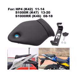 Motorcycle Rear Seat Pillion Passenger Seat Bench For BMW S1000RR K46 HP4 K42 2008-2018 2013 2014 15 16 17, S1000R K47 2013-2 ...