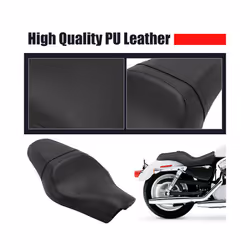 Black Motorcycle Front Driver Rear Passenger Two Up Seat For Harley Sportster XL 883 1200 48 2004-2016