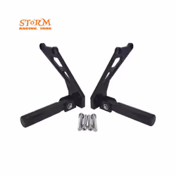 Rear FootPegs Pedal Bracket Foldable Auxiliary Pedal Foldable Anti-Slip For Surron Sur-Ron X Segway X160 X260 Dirt Bike