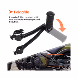 For Kawasaki Vulcan S 650 VN650 2015-2022 Motorcycle Rear Passenger Foot Pegs Parts Pedal Black Footrest Bracket
