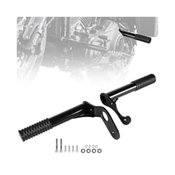 2xMotorcycle Rear Highway Engine Guard Crash Bar Black For Harley Softail Low Rider Street Bob FXBB FXLRS FXLR 2018-2021 2022