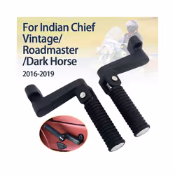 Motorcycle Folding Rear Passenger Foot Pegs Footrest Pedal For Indian Chief Vintage Chieftain Roadmaster Dark Horse 2014-2023