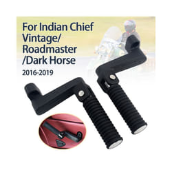 Motorcycle Folding Rear Passenger Foot Pegs Footrest Pedal For Indian Chief Vintage Chieftain Roadmaster Dark Horse 2014-2023