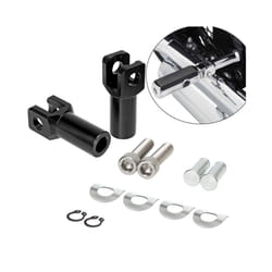 Motorcycle Passenger Foot Pegs Footrest Support Mount Footrest Clevis Kit For Harley Softail Fatboy Heritage FXST 2000-2006 2005