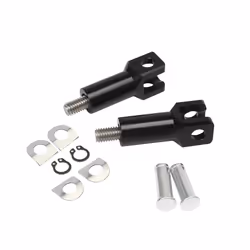 Motorcycle Passenger Foot Pegs Footrest Support Mount Footrest Clevis Kit For Harley Softail Fatboy Heritage FXST 2000-2006 2005