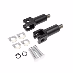 Motorcycle Passenger Foot Pegs Footrest Support Mount Footrest Clevis Kit For Harley Softail Fatboy Heritage FXST 2000-2006 2005
