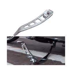 For Harley Dyna 1993-2017 Fat Bob FXDF Low Rider FXDB Chrome Motorcycle Kickstand Stand Extension Motorbike Foot Pedal Suppor ...