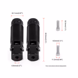 Motorcycle Footpegs CNC Aluminum Motor Bike Universal Folding Footrests Foot Pegs Premium Rear Foot Pedals Frepose Pieds Moto