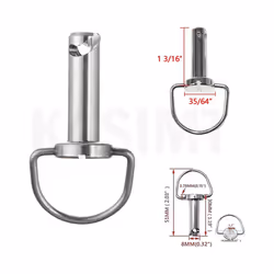 Motorcyle Fasteners Hard Saddlebag Mounting Pin Bolts Fit for Harley Davidson Touring Softail Road King Electra Glide FLHX FLHR