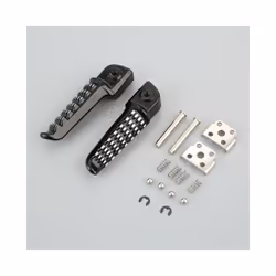 1Pair Motorcycle Rear Footrests Aluminum Foot Pegs for Kawasaki Ninja 250R EX250 2008-2013 Z750/Z750S 2004-2011 Z1000 Ninja ZX6R