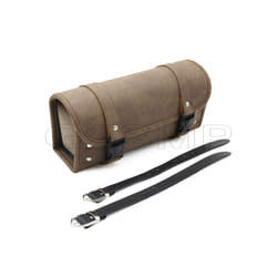 Motorcycle Universal Retro Front Fork Tool Bag PU Leather Bag fit For Harley Sportster Cruiser Chopper Bobber Softail