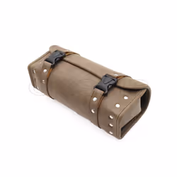 Motorcycle Universal Retro Front Fork Tool Bag PU Leather Bag fit For Harley Sportster Cruiser Chopper Bobber Softail