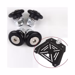 4Pcs Universal Motorcycle Rear Luggage Case Tail Top Toolbox Helmet Trunk Holder Bracket Base Plate Bushing Pad Buckle Spacer ...