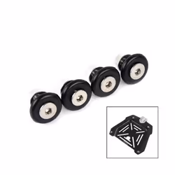 4Pcs Universal Motorcycle Rear Luggage Case Tail Top Toolbox Helmet Trunk Holder Bracket Base Plate Bushing Pad Buckle Spacers