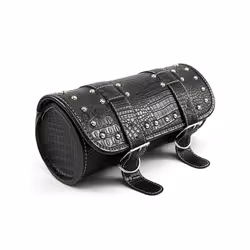 Motorcycle Saddlebag Leather Luggage PU Bags Front Fork Tool Bag For Harley Sportster Chopper Bobber Cruiser Dyna Softail