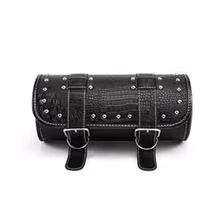 Motorcycle Saddlebag Leather Luggage PU Bags Front Fork Tool Bag For Harley Sportster Chopper Bobber Cruiser Dyna Softail