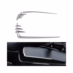 Motorcycle Saddlebag Lid Accents For Harley Touring Road King Electra Glide Street Glide FLT FLHT FLHR FLHX FLTR 1993-2013 12
