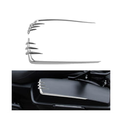 Motorcycle Saddlebag Lid Accents For Harley Touring Road King Electra Glide Street Glide FLT FLHT FLHR FLHX FLTR 1993-2013 12