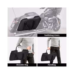 Motorcycle Inner Bags Luggage Side Bags Saddlebag Liners Tour Pack For Harley Touring Electra Street Glide Road King 1993-2023