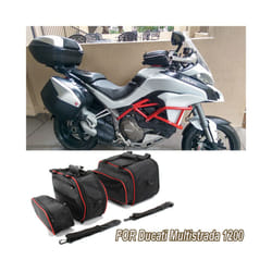 For Ducati Multistrada 1200 from 2015 1260/950 from 2017 Motorcycle Storage Bag Luggage Bags Side Box Bag Inner Bag Bushing