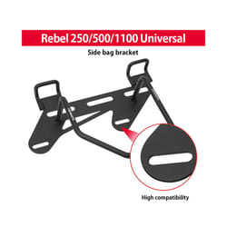 Motorcycle Saddlebag Support Bracket Side Mount Trunk Bag Holder For Honda Rebel 500 250 300 1100 Bags Support Bar Mount Bracket