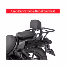 Motorcycle Saddlebag Support Bracket Side Mount Trunk Bag Holder For Honda Rebel 500 250 300 1100 Bags Support Bar Mount Bracket