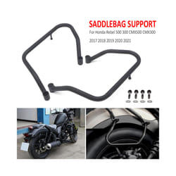 Side Saddle Box Bags Rack For Honda Rebel CMX CM 500 300 CMX500 CMX300 2017-2021 Motorcycle Saddlebag Support Bar Mount Bracket