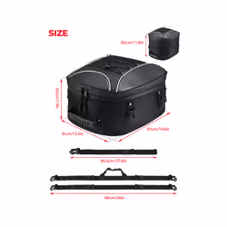 Motorcycle Bags Tail Bag Storage Luggage Bike Sports Waterproof Back Pack Seat Carry Universal For MT09 MT07 R3 R1200GS F800GS