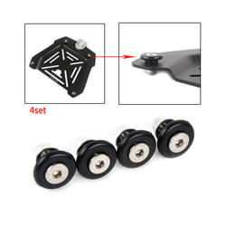 4 Set Universal Motorcycle Luggage Storage Box Bushing Pad Bracket Bushing Pad For Motorcycle Luggage Rack Holder Bracket
