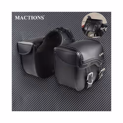 Universal Motorcycle Saddlebag Side Storage Luggage Waterproof Bag Fork Tool Pouch For Harley For Yamaha For Suzuki For Honda