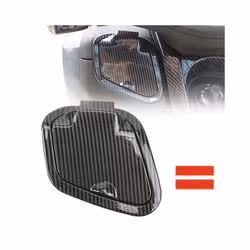 Motorcycle Side Pocket Cover Waterproof Guard Charger Cap Carbon Fiber Pattern Compatible For NMAX125 NMAX155 NMAX V1 V2