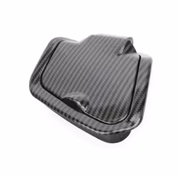 Motorcycle Side Pocket Cover Waterproof Guard Charger Cap Carbon Fiber Pattern Compatible For NMAX125 NMAX155 NMAX V1 V2