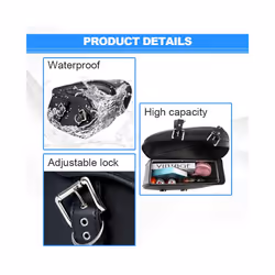 Motorcycle Saddlebags Large Capacity Rear Side Bag Luggage Storage Universal for Sportster XL883 For Kawasaki Vulcan Touring