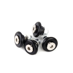 Good Quality Universal Black For Storage Box Bushing Pad Motorcycle Luggage 12pcs 4set Black CNC Aluminum Alloy
