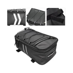 8L Large Capacity Motocycle Bag Waterproof Bicycles Rear Rack Trunk Bag Pannier Motobike Rear Folding Luggage Compartment