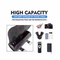 Motorcycle Front/Rear Fork Tool Bag For Harley Sportster Dyna Softail Chopper Bobber Cruiser PU Leather Luggage Bags Saddlebag