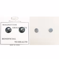 1 Pair Women Weight Loss Ear Studs Men Magnetic Therapy Hematite Earrings Jewelry Gift