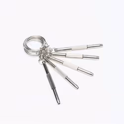 Portable Multi-function Stainless Steel Eyeglass Screwdriver Sunglass Watch Repair Kit With Keychain