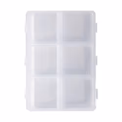 Clear Empty Jewelry Storage Box For Gems Rhinestones
