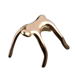 1pc Ear Clip Small Man Shape Ear Decoration Non-piercing Women Cartilage - gold, 1