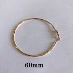 Fashion Earrings Big Circle Earrings Exaggerated Hop Circle Earring Jewelry Female Big Earrings - gold, 60mm