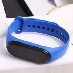 Stylish Shock Resistant Comfortable Unisex Led Digital Display Wristwatch For Children - rose red