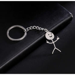 &quot;2023 Graffiti Middle Finger Cartoon Earrings: Hip-hop Titanium Steel Simple Design&quot; - as the picture, Steel