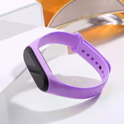 Stylish Shock Resistant Comfortable Unisex Led Digital Display Wristwatch For Children - purple