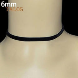 Women Lady Black Velvet Choker Gothic Necklace Simple Retro Jewelry Xmas Gift Suspension Trinket - Black Velvet 6mm