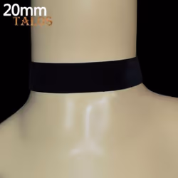 Women Lady Black Velvet Choker Gothic Necklace Simple Retro Jewelry Xmas Gift Suspension Trinket - Black Velvet 6mm