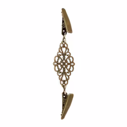 Sweater Cardigan Clip Shirt Collar Clasps Decoration Metal Buckle - antique bronze